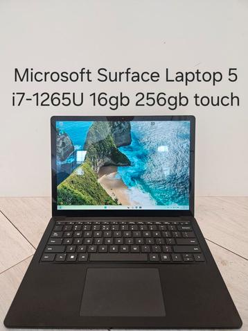 Nieuwstaat: Microsoft Surface Laptop 5 i7-1265U 13.5" 16gb  beschikbaar voor biedingen