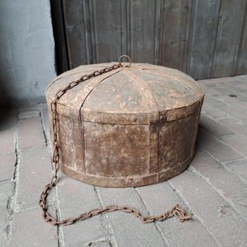 Oude stoere lamp hanglamp industrieel aan ketting *Etage3*  beschikbaar voor biedingen