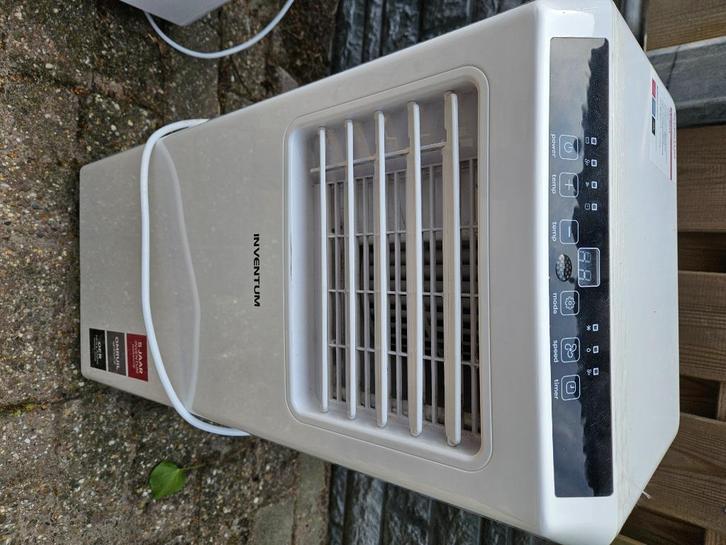 Mobiele Airco (Inventum, 9000 BTU), Witgoed en Apparatuur, Airco's, Gebruikt, Mobiele airco, 60 tot 100 m³, 2 snelheden, Koelen en Ontvochtigen