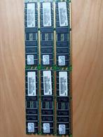 6 x Samsung gehuegen 256MB DDR-266MHz PC2100 ECC  CL2.5 184p, Computers en Software, RAM geheugen, 1 GB of minder, DDR, Gebruikt