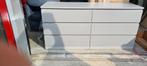 Nette ikea malm ladekast met 6 ruime lades grijs, Huis en Inrichting, Ophalen, Gebruikt, 50 tot 100 cm, 3 of 4 laden