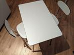 Formica tafel en stoelen, Overige materialen, Minder dan 50 cm, Gebruikt, Rechthoekig
