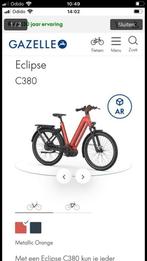 Gazelle Eclipse D55 grijs of koperkleur, Ophalen, Nieuw, 50 km per accu of meer, 55 tot 59 cm