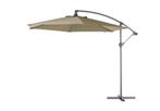 Intratuin zweefparasol Milano taupe, Tuin en Terras, Parasols, Ophalen, Zo goed als nieuw, 2 tot 3 meter, Zweefparasol