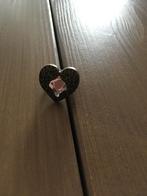 Bronskleurige hart ring strass steen 19,5 ringen vleugels, Overige kleuren, Verzenden, 19 tot 20, Nieuw