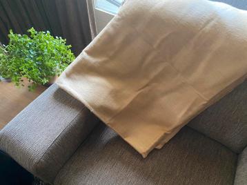 Alpaca wollen deken - champagne kleur - nieuw beschikbaar voor biedingen