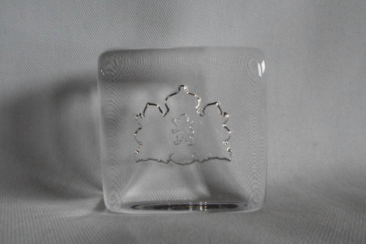 Royal Leerdam Presse Papier Zuid Holland, Antiek en Kunst, Antiek | Glas en Kristal, Ophalen of Verzenden