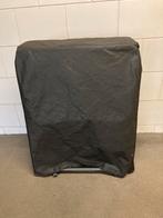Handig opklapbed met hoes en op wieltjes, Ophalen, Eenpersoons, Zwart, 80 cm