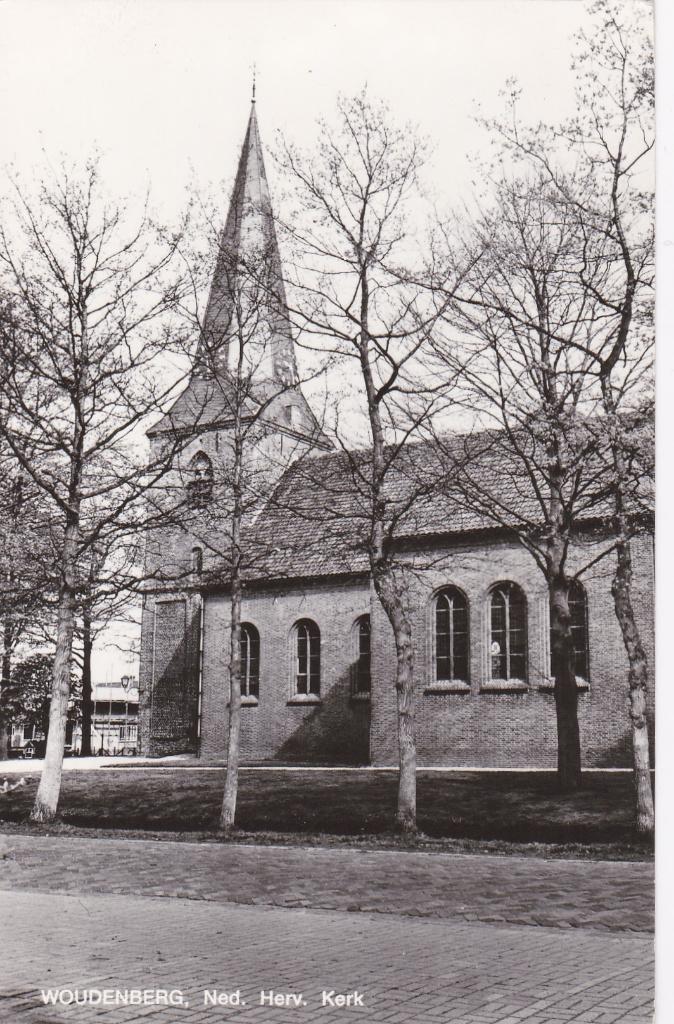 woudenberg nh  kerk, Verzamelen, Ansichtkaarten | Nederland, Noord-Brabant, Voor 1920, Ophalen of Verzenden