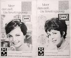 50+ vintage advertenties persoonlijke hygiene verzorging 62-, Verzamelen, Verzenden, Gebruikt