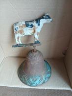 Antieke deurbel met koe, Ophalen of Verzenden