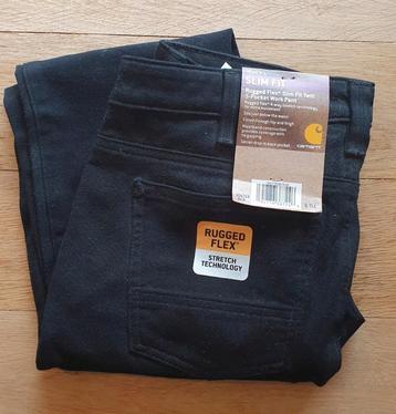 Carhartt zwarte jeans stretch slim fit beschikbaar voor biedingen