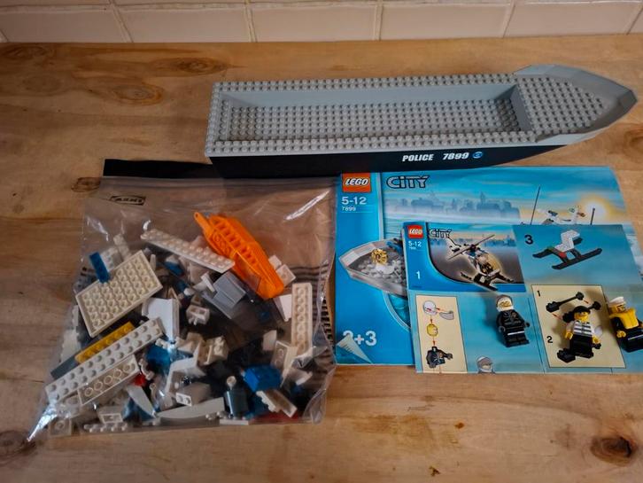 Lego City Police Boot 7899, Kinderen en Baby's, Speelgoed | Duplo en Lego, Zo goed als nieuw, Lego, Complete set, Ophalen of Verzenden