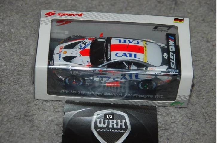 SALE !! 1:43 BMW M6 GT3 SCHUBERT #19 SPARK SG365 WRH, Hobby en Vrije tijd, Modelauto's | 1:43, Zo goed als nieuw, Auto, Overige merken