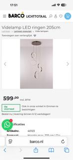 Led hanglamp/videlamp, Huis en Inrichting, Ophalen, Zo goed als nieuw, Minder dan 50 cm