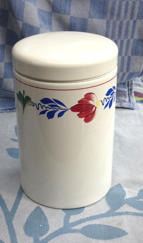 Boerenbont voorraadbus/ keukenbus/ Boch Boerenbont bus, Overige materialen, Overige typen, Ophalen of Verzenden, Zo goed als nieuw