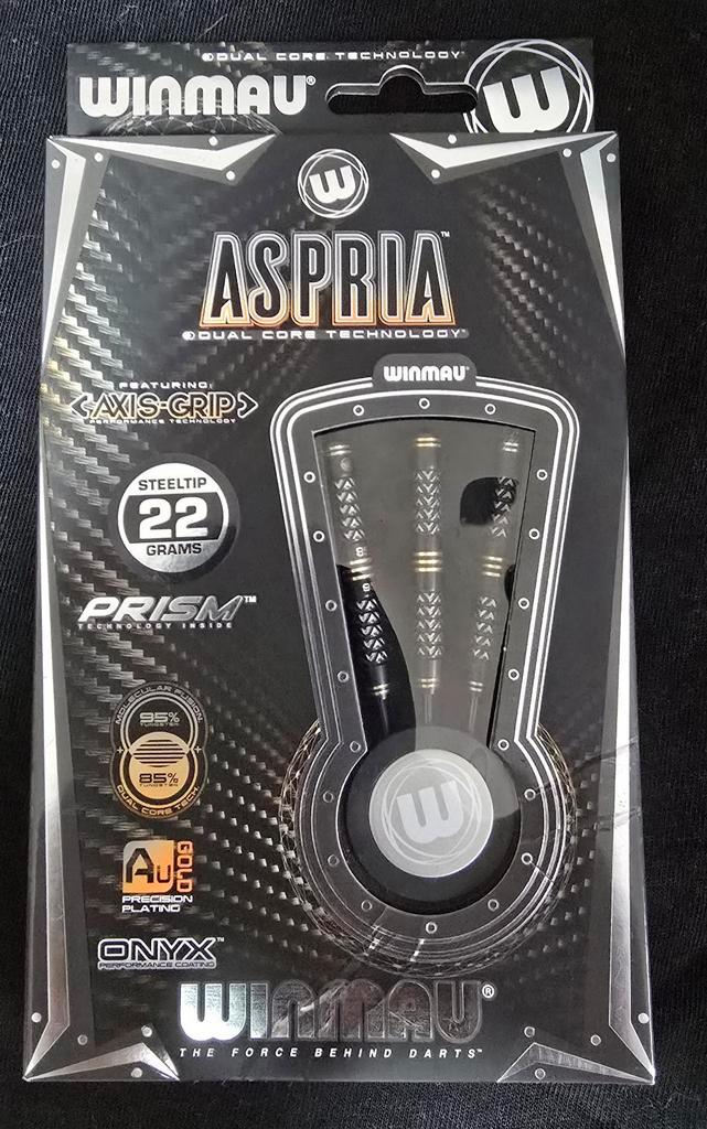 Winmau Aspria 22g Straight Darts - Nieuw, Sport en Fitness, Darts, Nieuw, Pijlen, Ophalen of Verzenden