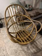 Rotan Stoel - Vintage Stijl, Huis en Inrichting, Stoelen, Gebruikt, Bruin, Riet of Rotan, Ophalen of Verzenden