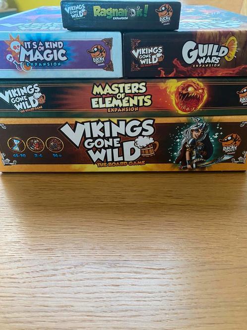 Vikings Gone Wild Complete Set, Hobby en Vrije tijd, Gezelschapsspellen | Bordspellen, Zo goed als nieuw, Ophalen of Verzenden