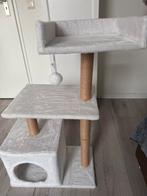 kattenpakket: krabpaal, voer, kattenbak,grind & mand, Ophalen of Verzenden, Zo goed als nieuw