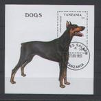 Tanzania 1993 dier hond, Verzenden, Tanzania, Gestempeld