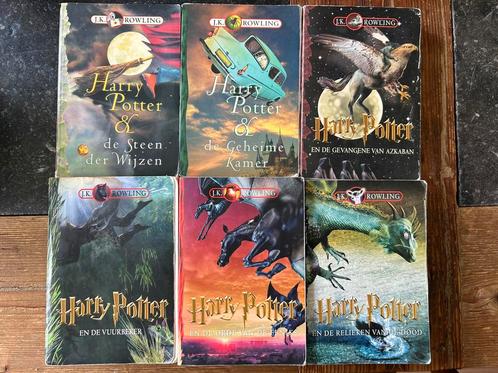 Harry Potter paperback - zes delen, Boeken, Fantasy, Gelezen, Ophalen of Verzenden