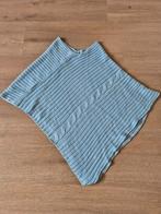 Poncho 1 maat, Kleding | Dames, Ophalen of Verzenden, Zo goed als nieuw, Blauw