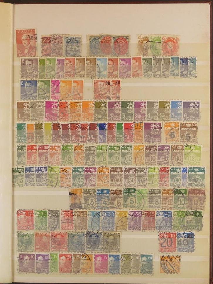 DENEMARKEN - leuk kavel - oud tot modern - (B145), Postzegels en Munten, Postzegels | Volle albums en Verzamelingen, Buitenland