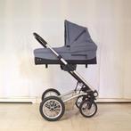 Mutsy 4 Rider Light Weight in denim, compleet, Kinderen en Baby's, Kinderwagens en Combinaties, Kinderwagen, Gebruikt, Mutsy, Ophalen