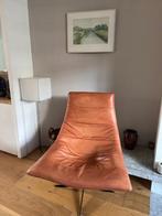 Bodilson Turner Leren draaifautieul, Huis en Inrichting, Ophalen, Gebruikt, 75 tot 100 cm, Metaal