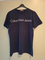 Calvin Klein t-sirt donkerblauw maat s, Kleding | Heren, Maat 46 (S) of kleiner, Gedragen, Blauw, Ophalen of Verzenden