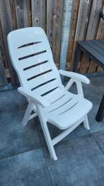 5x Klapstoelen klapstoel camping klap stoel campingstoel, Huis en Inrichting, Stoelen, Ophalen, Gebruikt, Wit, Metaal