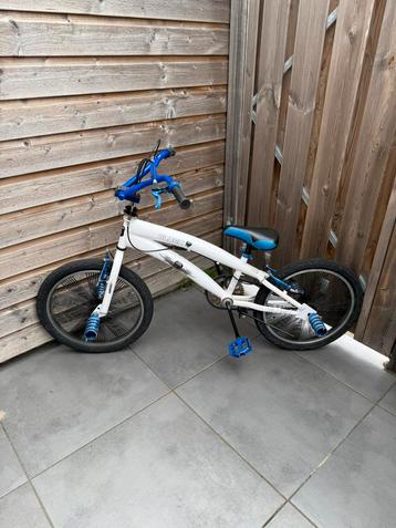Leuke BMX Altec Bluex Crossfiets/Stuntfiets Wit/Blauw 20” beschikbaar voor biedingen