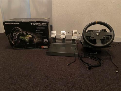 Thrustmaster tx racing wheel leather edition, Computers en Software, Joysticks, Zo goed als nieuw, Ophalen
