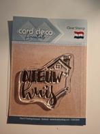 Card Deco Clearstamp Nieuw Huis, Ophalen of Verzenden, Nieuw, Clearstamp