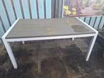 Gratis tuintafel - 160x75 cm, Tuin en Terras, Tuintafels, Ophalen, Gebruikt, Rechthoekig, Kunststof