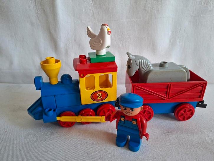 Vintage Duplo Trein 2706 . Complete set, Kinderen en Baby's, Speelgoed | Duplo en Lego, Gebruikt, Duplo, Complete set, Ophalen of Verzenden