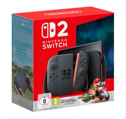 Nieuw Nintendo Switch 2 met Mario Kart World, Spelcomputers en Games, Spelcomputers | Nintendo Switch, Ophalen of Verzenden