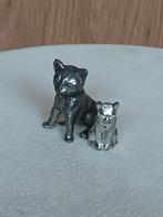 Zilverkleurige metalen poesjes poppenhuis, Ophalen of Verzenden, Gebruikt, Poppenhuis