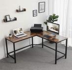 Hoekbureau met industrieel design 149x149x75, Huis en Inrichting, Bureaus, Ophalen, Zo goed als nieuw, Bureau