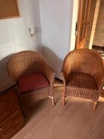 Rieten stoelen, Ophalen, Gebruikt, Bruin, Riet of Rotan