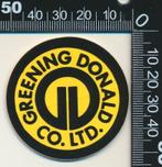Sticker: Greening Donald, Verzenden, Zo goed als nieuw, Bedrijf of Vereniging