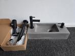 Fontein wasbakje beton, Doe-het-zelf en Verbouw, Sanitair, Ophalen, Zo goed als nieuw, Kraan