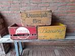 Oude Houten Bier kratten Dommelsch,Amstel,Bavaria Brouwerij, Ophalen, Gebruikt, Amstel