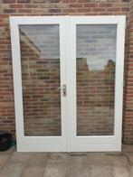 Openslaande set dubbele deuren | Tuindeuren | Terrasdeuren, Doe-het-zelf en Verbouw, Ophalen, Gebruikt, 120 cm of meer, Binnendeur