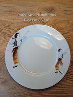 Vintage taartschaal Pordellana di bohemia 26 cm, Antiek en Kunst, Antiek | Servies los, Ophalen of Verzenden
