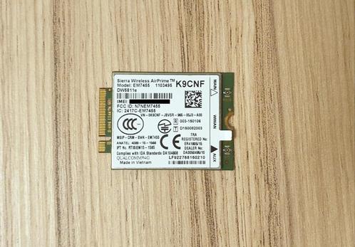 [Dell DW5811e, DW5820e, DW5829e SIM + eSIM 4G WWAN adapters], Computers en Software, Netwerkkaarten, Zo goed als nieuw, Intern