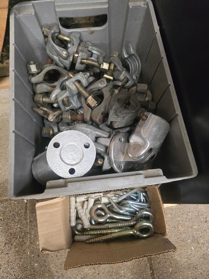 Steiger, gevel van het merk Krause., Doe-het-zelf en Verbouw, Steigers, Zo goed als nieuw, Gevelsteiger, 5 meter of hoger, Ophalen