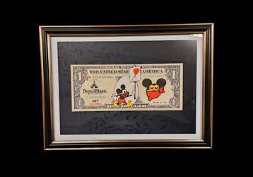 Banksy - 1 Dollar biljet Love  beschikbaar voor biedingen