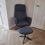 Mooie Fauteuil met voetenbank Tankedal van Jysk, Huis en Inrichting, Fauteuils, Ophalen of Verzenden, Zo goed als nieuw, Stof